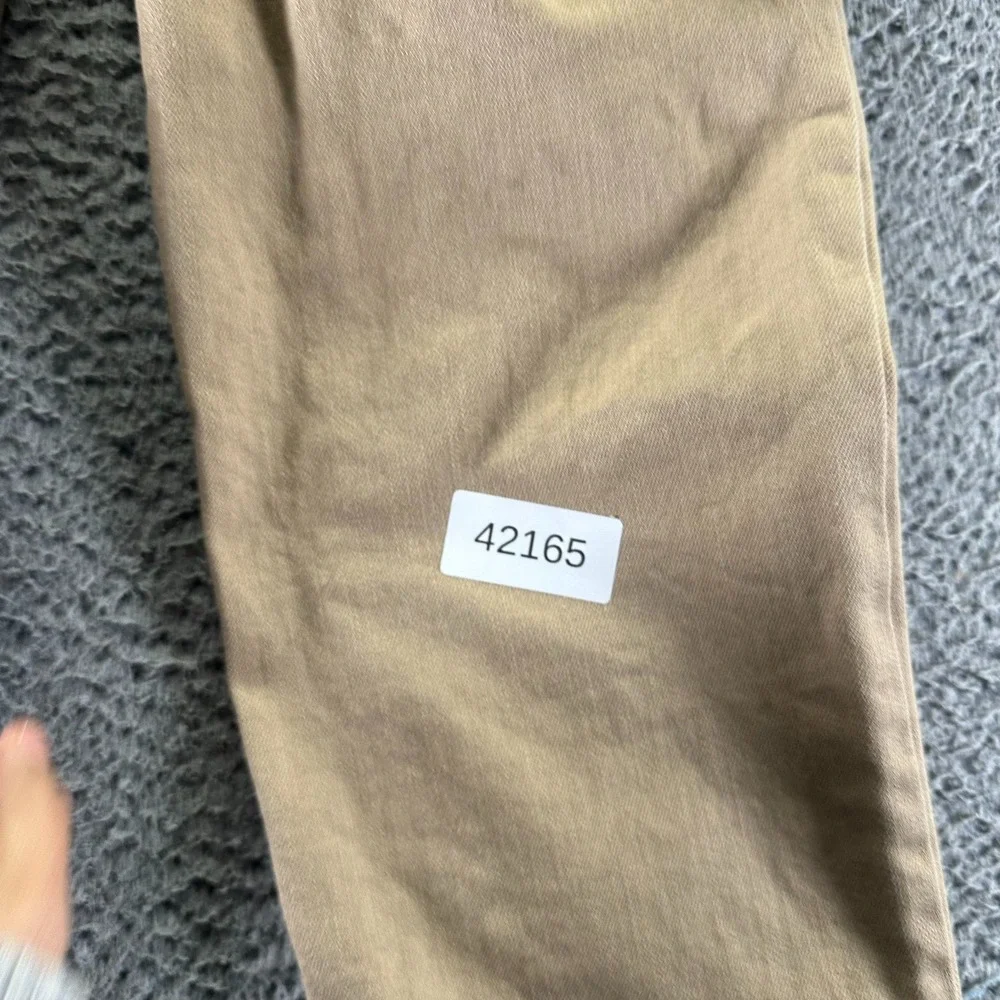 Wonder Nation Jeans Boys 16 Brown Cotton Denim Straight‎ Slim Workwear Stretch